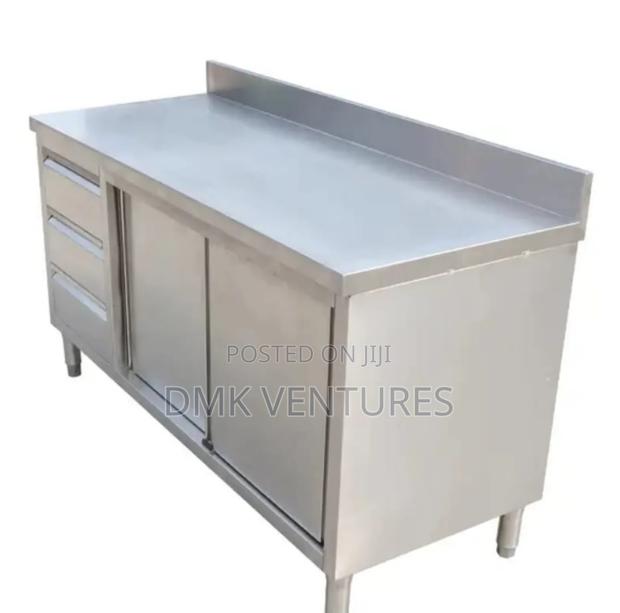 Ultra Stylish Stainless Cabinet - main view
