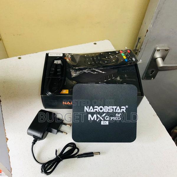 Black /750mhz-MXQ Smart Android Tv Box – 8gb Ram – 128gb Rom - main view