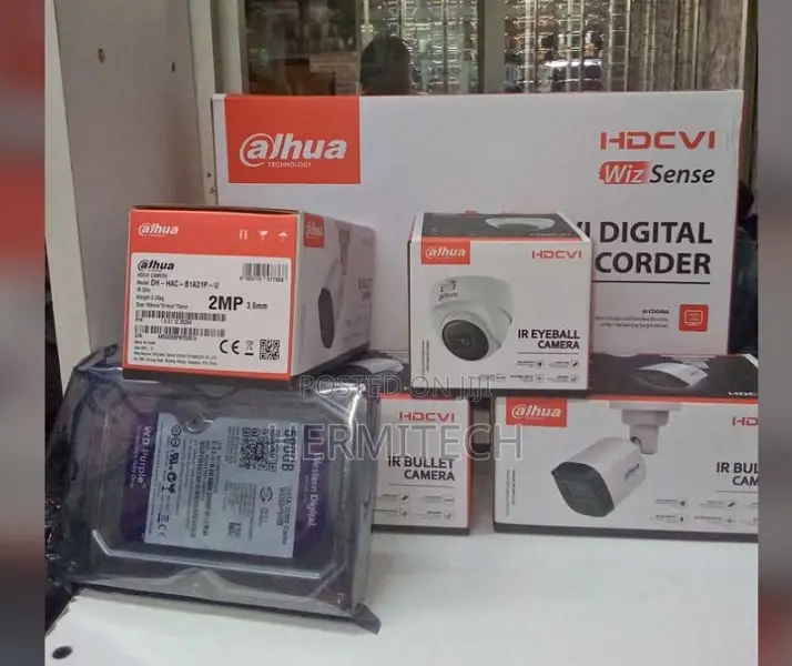 4 Channels Dahua Complete Set