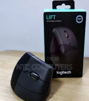 Logitech Lift Vertical Ergonomic Wireless and Bluetooth Mouse