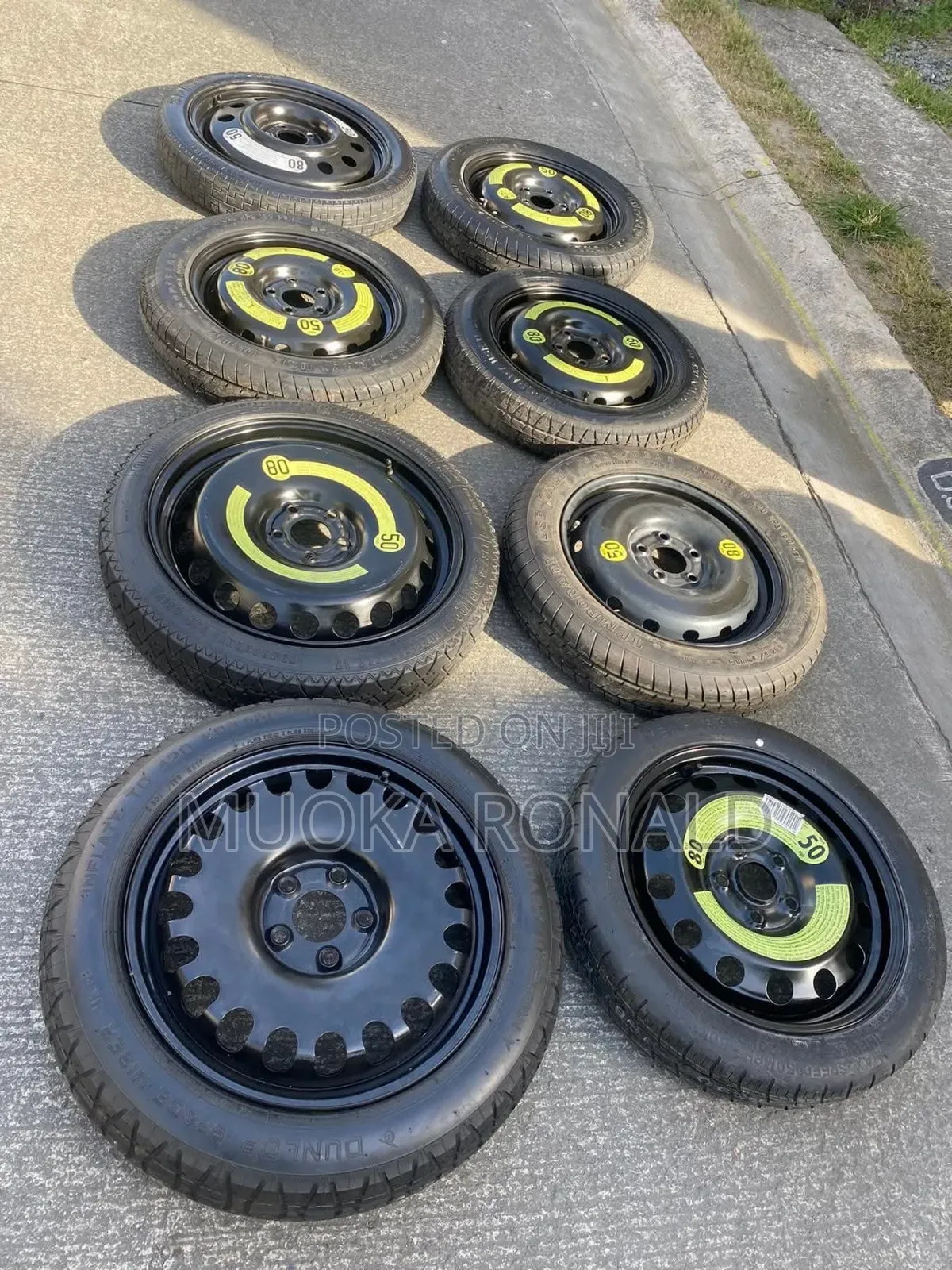 All Germany Machines Car Spare Tyre (Donut Tyre) Available