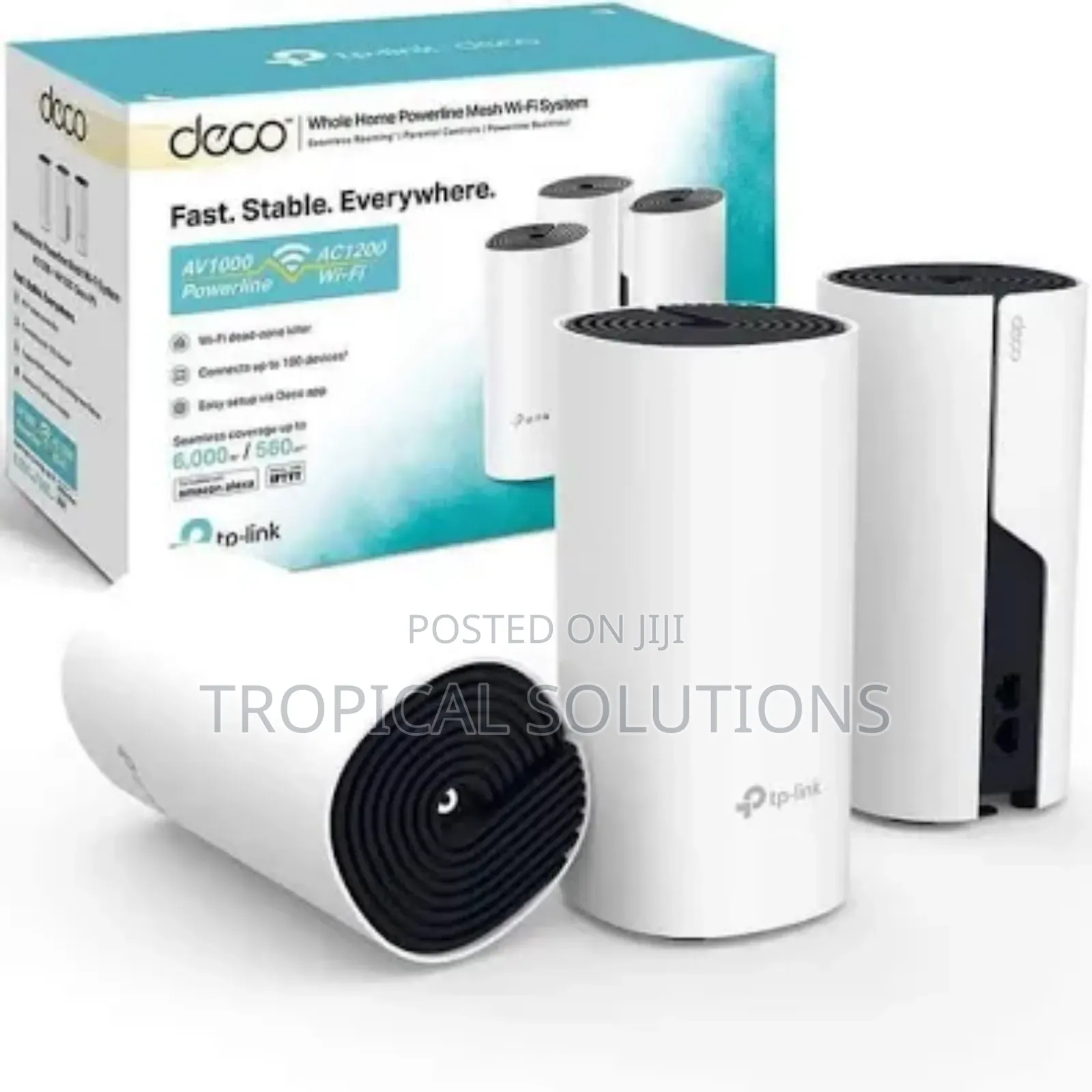 Tp-Link Deco P9 Ac1200 + Av1000 Whole Home Hybrid Mesh Tl-Deco P9