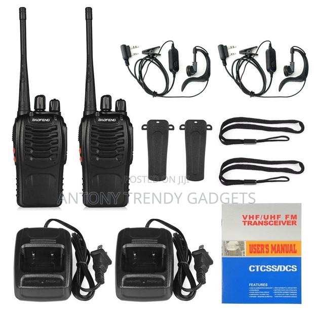 Original Baofeng Bf-888s Handheld Ham Radio With Headset - thumbnail 2
