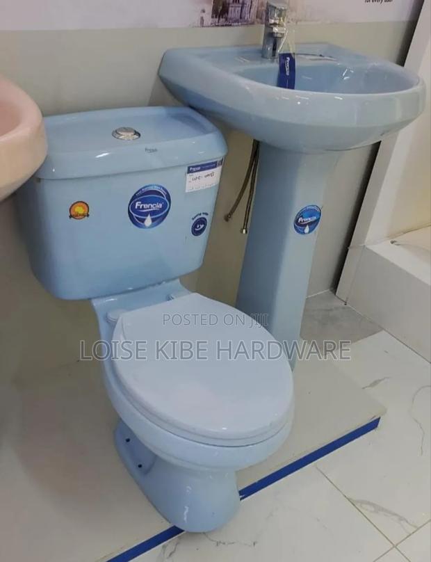 Blue Toilet Available - main view