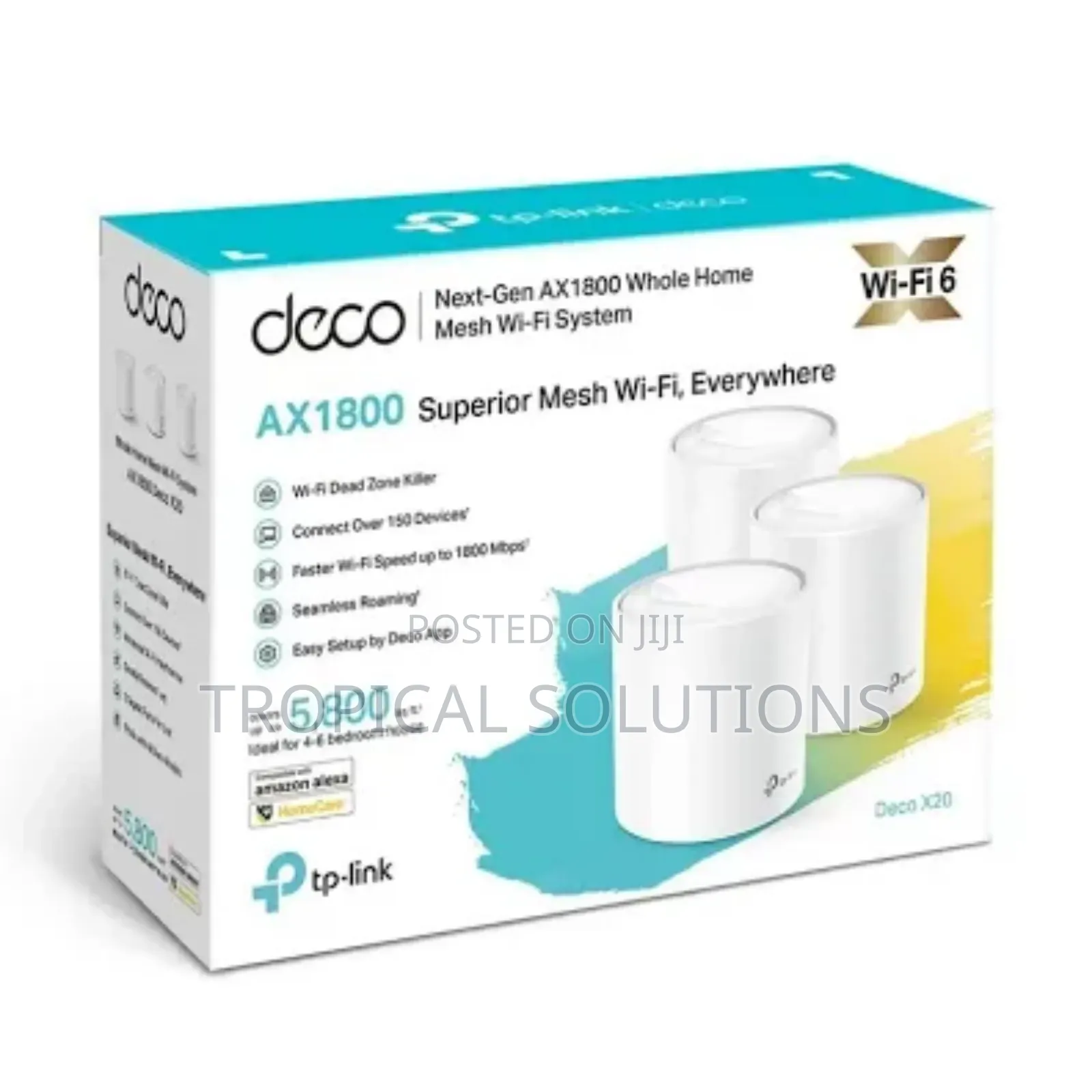 Tp-Link Deco X20 Ax1800 Tl-Deco X20-3 Wifi 6 System