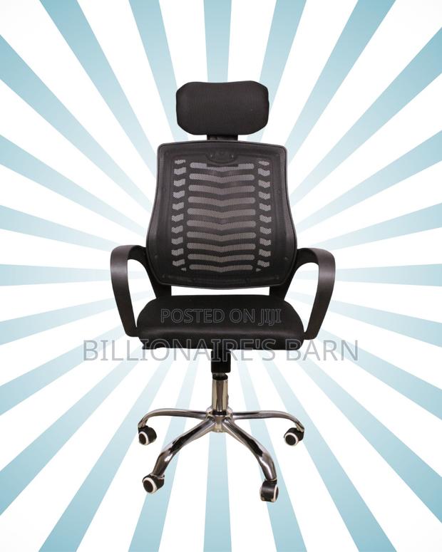 Secretarial Mesh Chair | Premium Mesh Backrest - thumbnail 3