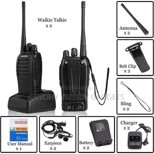 Bf-888s Rechargeable Walkie Talkie Uhf 400-470mhz Ham Radio