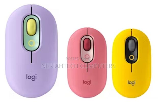 Logitech Pop Wireless Mouse With Emoji Button Function - main view