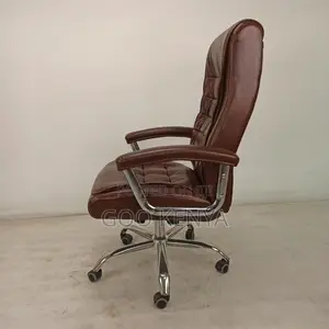 Office Chair; Ergonomic High Back Leather Office Chair