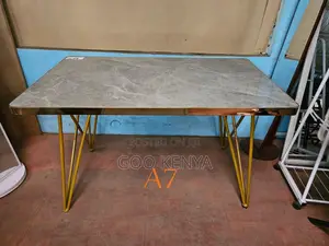 Dining Table; Rectangular MDF Wooden Dining Table