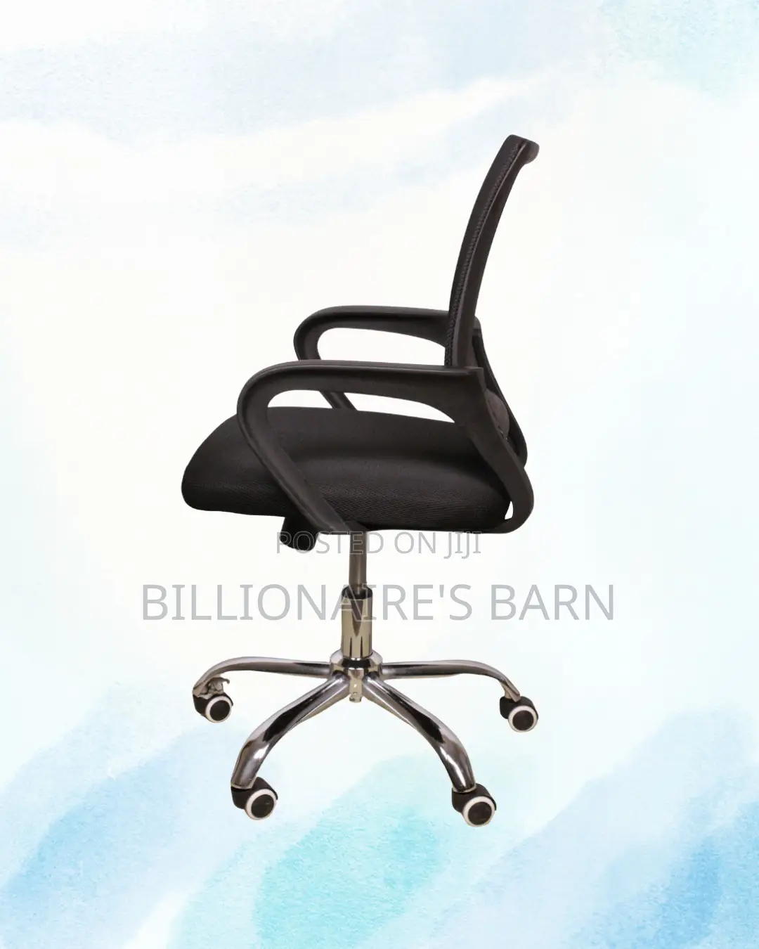 Secretarial Mesh Office Chair | New Arrival Padded Armrests
