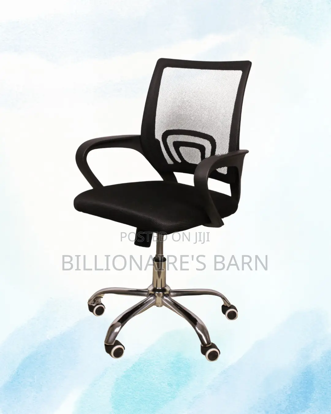Secretarial Mesh Office Chair | New Arrival Padded Armrests
