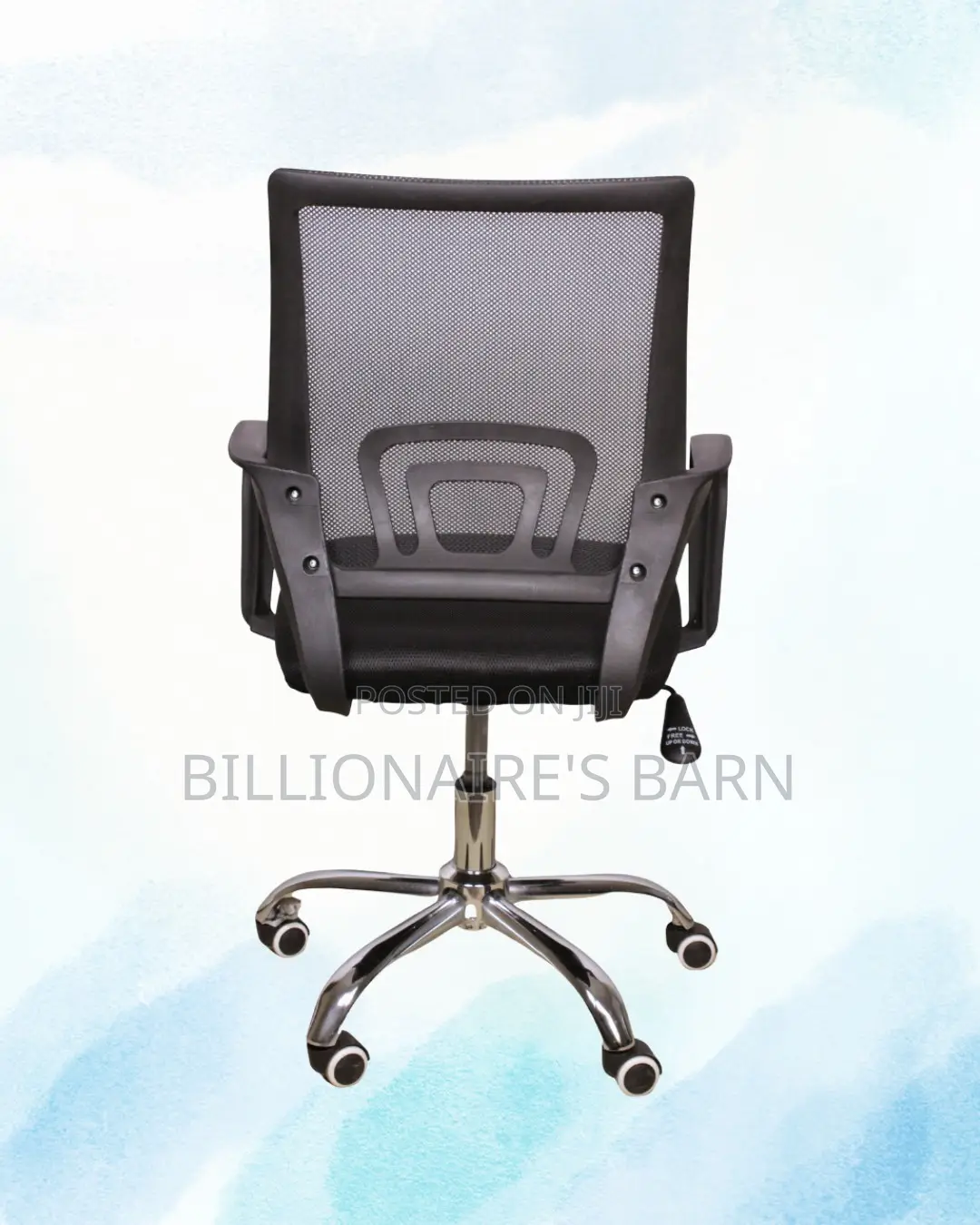Secretarial Mesh Office Chair | New Arrival Padded Armrests