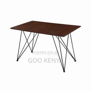 Dining Table; Rectangular MDF Wooden Dining Table