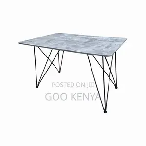 Dining Table; Rectangular MDF Wooden Dining Table