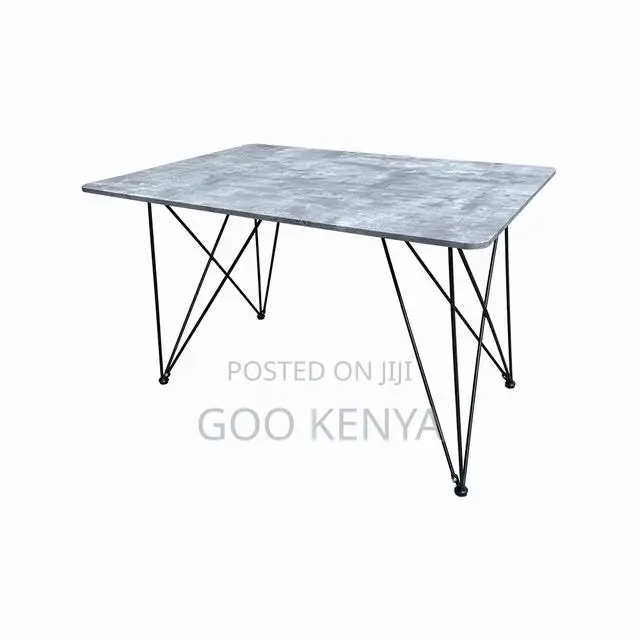 Dining Table; Rectangular MDF Wooden Dining Table