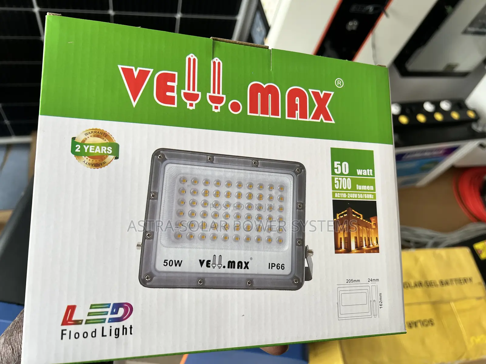 Vellmax 50w Led Flood Light – 5700 Lumen
