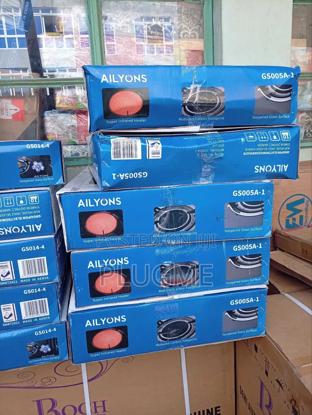 Ailyons 2 Burner Glass Top Gas Cooker Infrared Double Burner