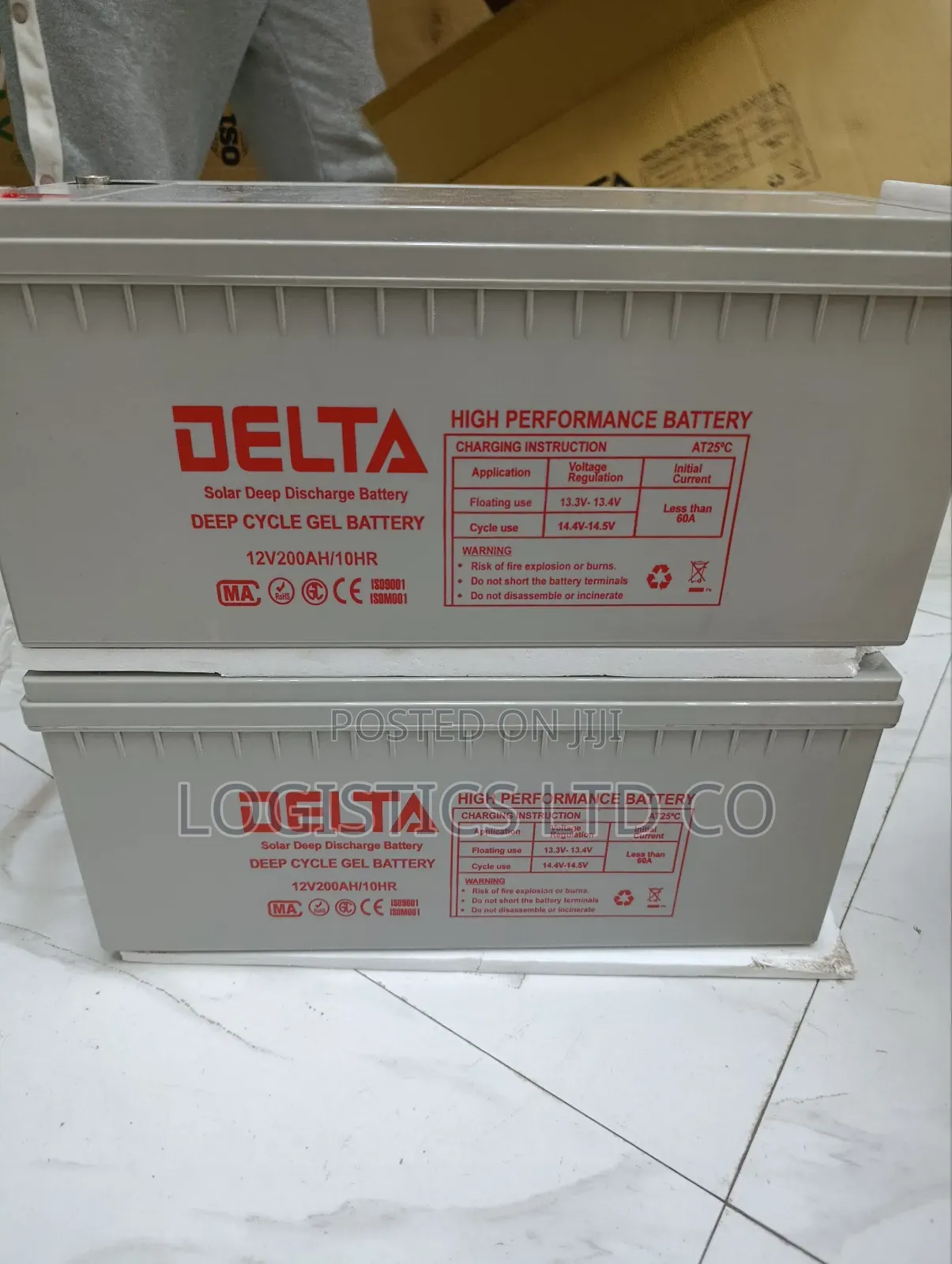 Delta 12v 200ah Solar Gel Battery