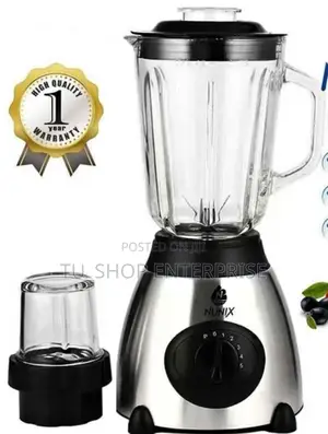 Blender! Powerful 2 in 1 With Glass Jar - 1.5l