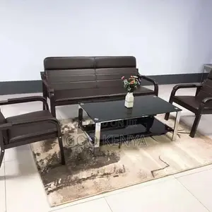 Home Coffee Table; Metal Frame Coffee Table With Glass Top