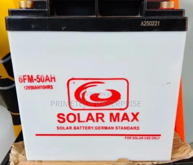 50ah 12v Solarmax Solar Battery - main view