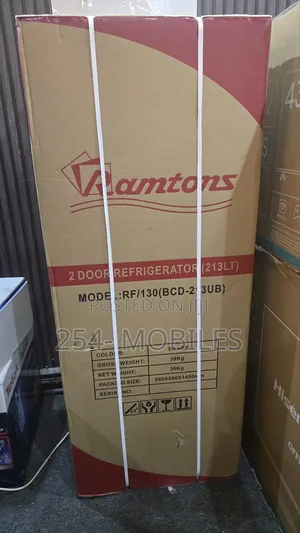 Ramtons 2 Door 213 Liters Fridge With Dispenser Rf/130