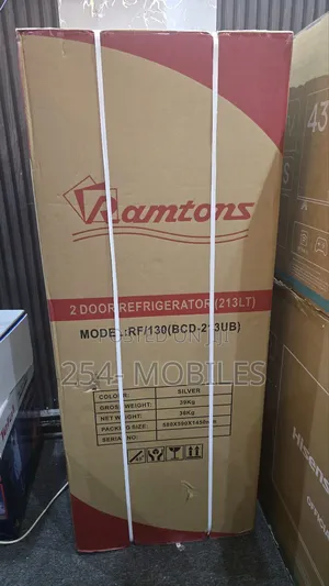 Ramtons 2 Door 213 Liters Fridge With Dispenser Rf/130