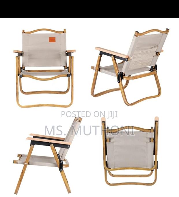 Foldable Camping Chair With Armrest. - thumbnail 2