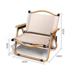 Foldable Camping Chair With Armrest.