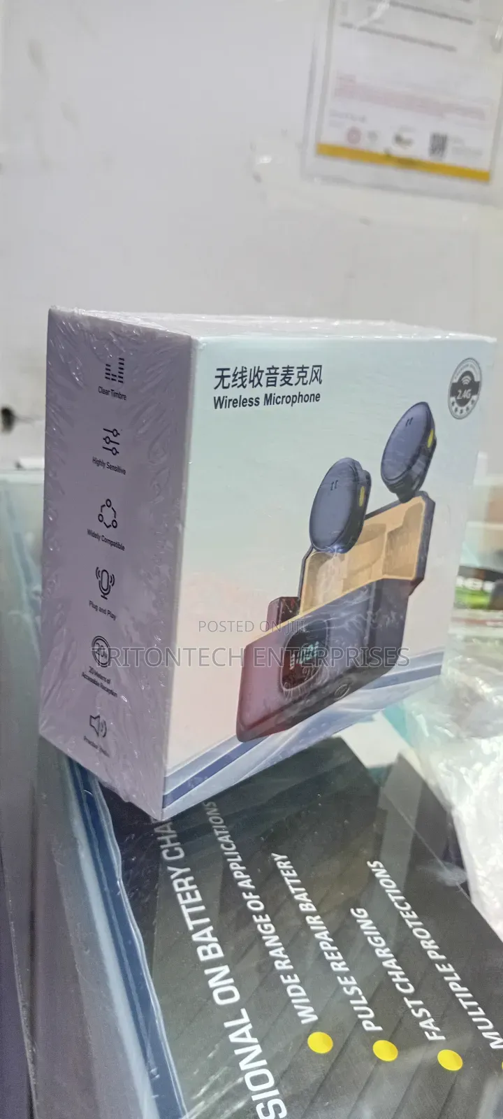 Button Wireless Lapel Mic