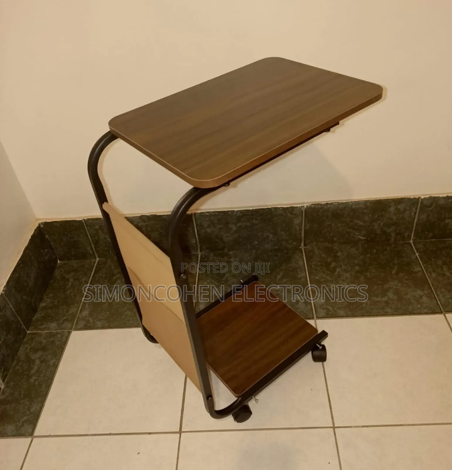 Double Layer Trolley Side Table