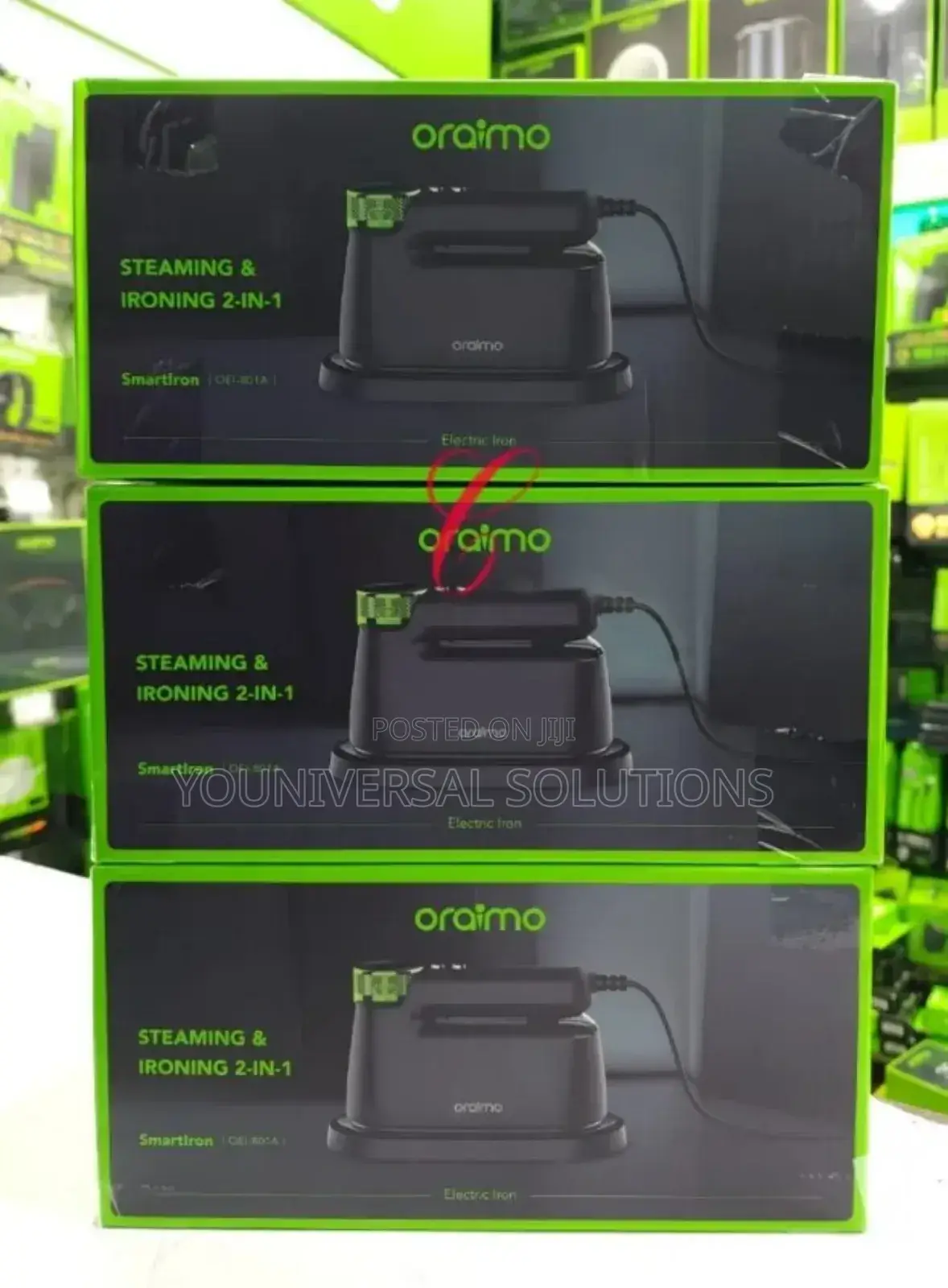 Oraimo Smart Iron 1740w Steaming Ironing 2-in-1