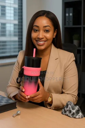 710ml Stainless Steel Coffee Mug With Straw.