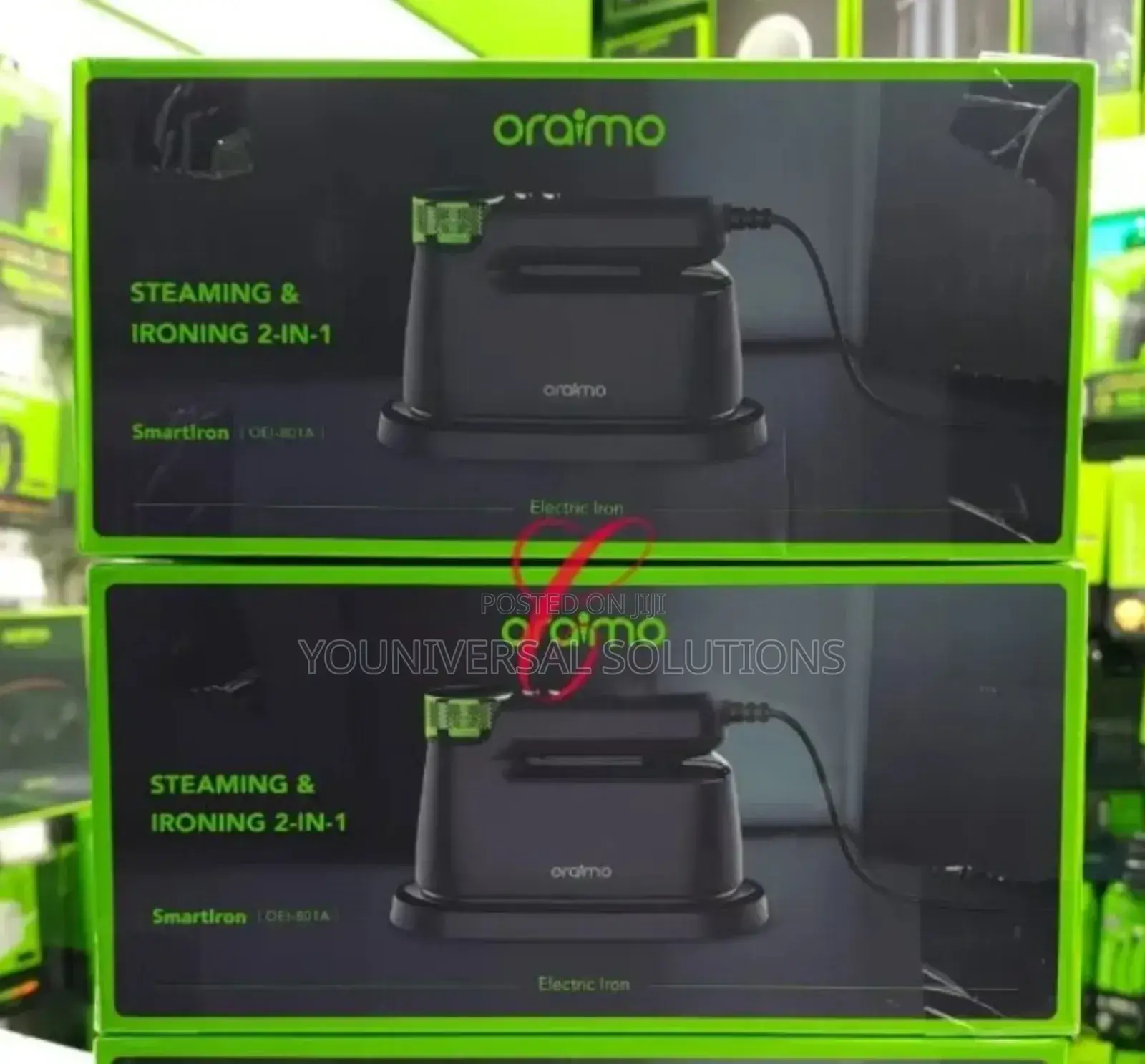Oraimo Smart Iron 1740w Steaming Ironing 2-in-1