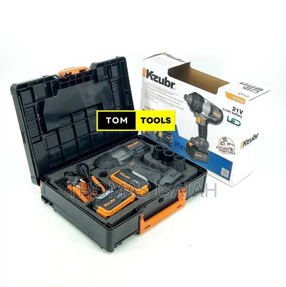 Kzubr Kbleiw 3⁄4 Inch 21v Lithium Electric Impact Wrench