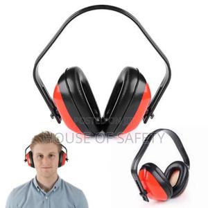 Ear Muffs Original In Red And Black - thumbnail 2
