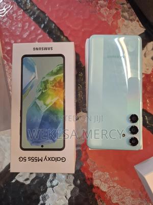 New Samsung Galaxy M55 256 GB Blue - main view