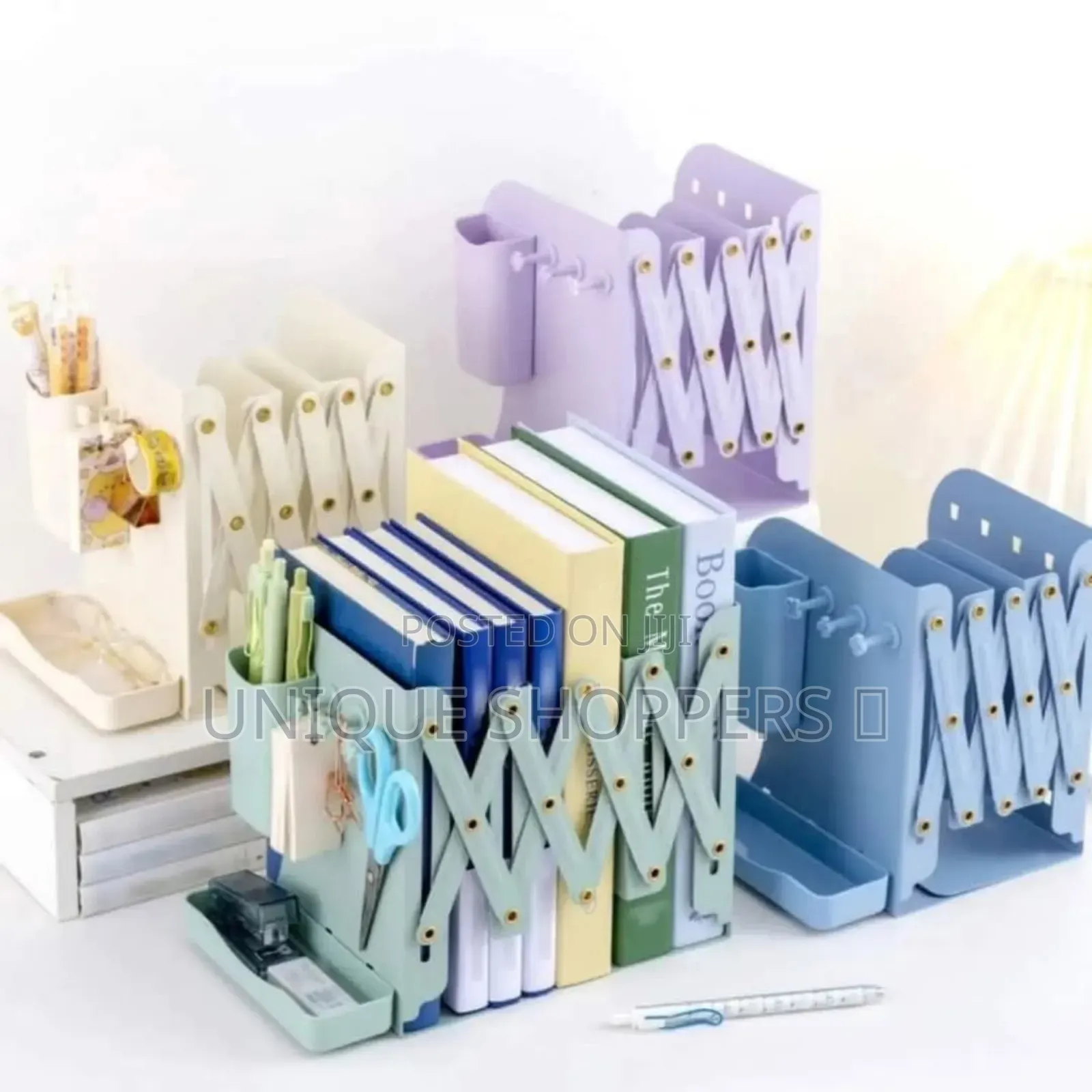 Expandable Metallic Bookshelf It Is Very Sturdy, So You Can Stably