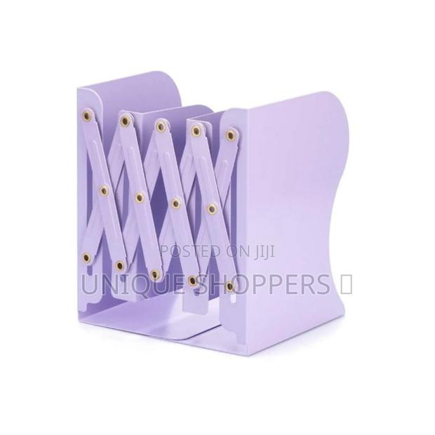Expandable Metallic Bookshelf It Is Very Sturdy, So You Can Stably - thumbnail 3