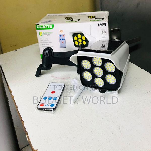 Durable, Weatherproof Dummy Fake CCTV Camera Motion Sensor Solar Light - main view