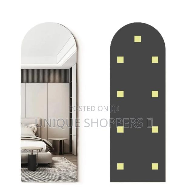 Semi Oval Acrylic Mirror Size : 120*40cm Can Be Installed - thumbnail 4