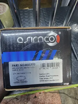 Honda Fit(2010), Civic Asimco Front Brake Pads KD1777