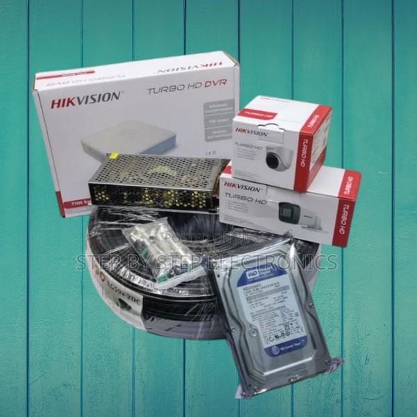 Easy Installation 2 Hikvision 1080p 2mp Night Vision CCTV Cameras Kit - main view