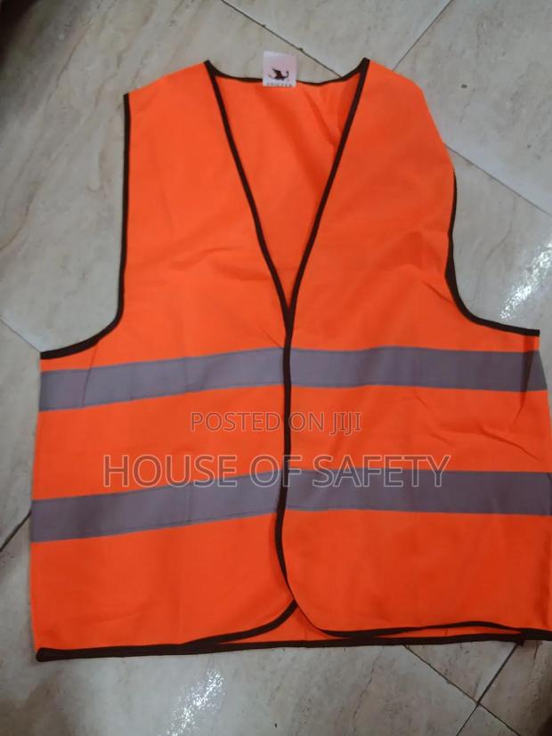 Orange Vest Reflectors For Workers Visibility