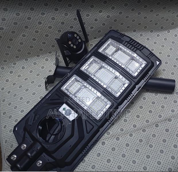 V380 Pro Solar Camera With Lighting 450 Watts Street Light