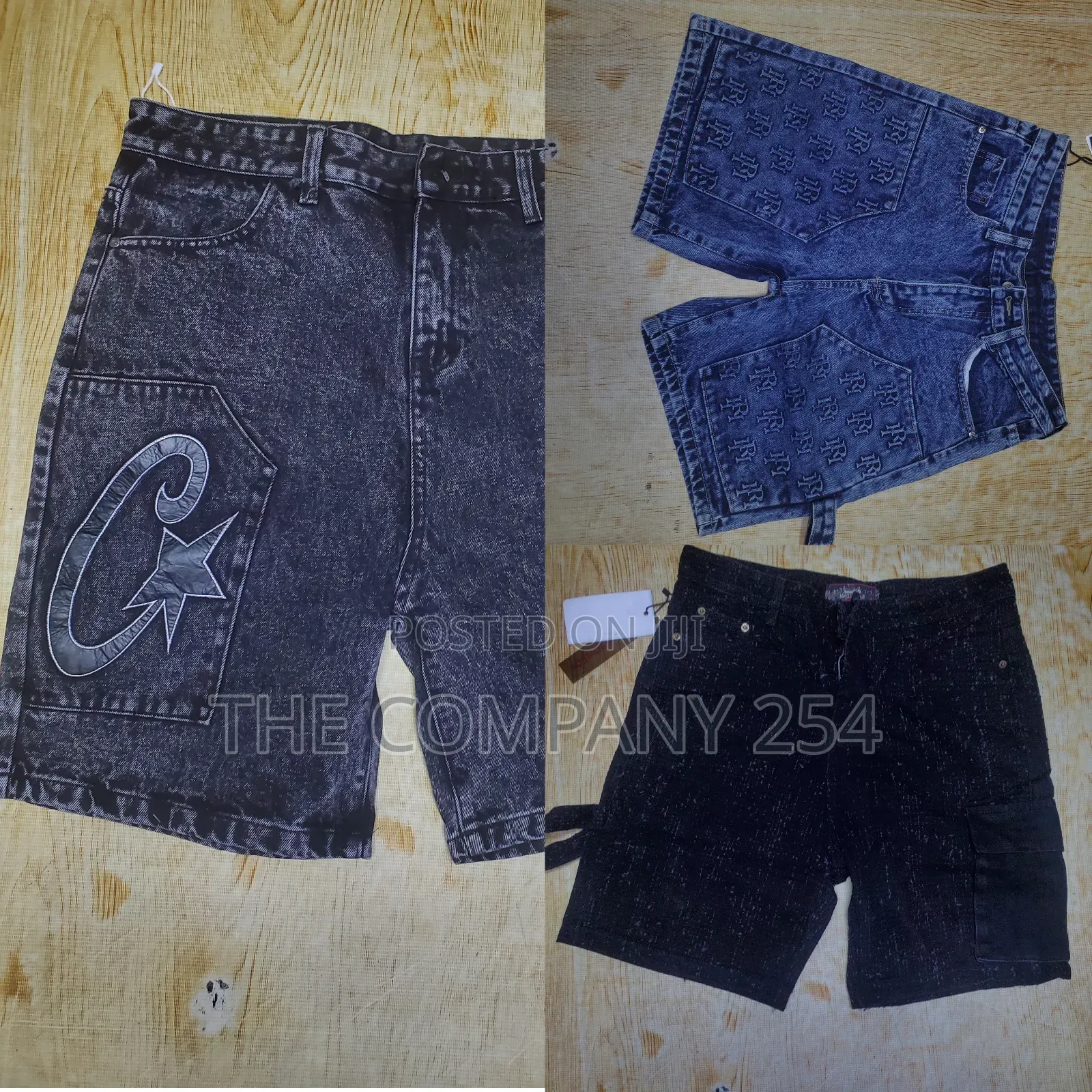 Quality Denim Desgner Baggy Free Sized Unisex Jorts Shorts Available