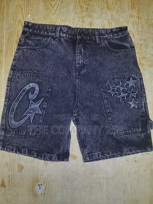 Quality Denim Desgner Baggy Free Sized Unisex Jorts Shorts Available