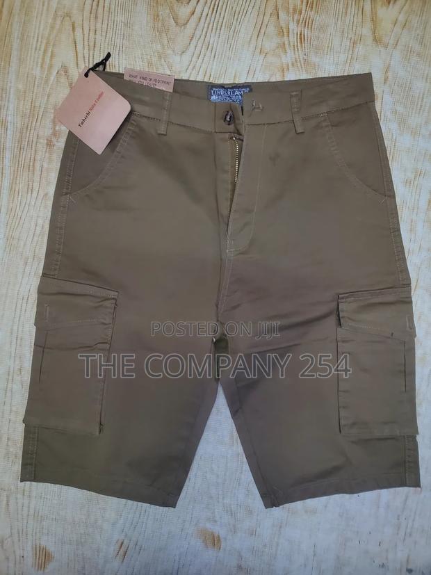Quality Khaki Men Casual Cargo Side Pocket Shorts Available - thumbnail 5