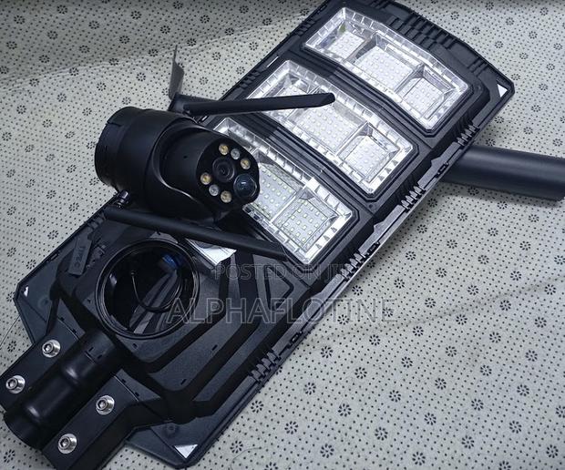 450w Ai Solar Camera Street Light 2-in-1 Security Lighting Solution